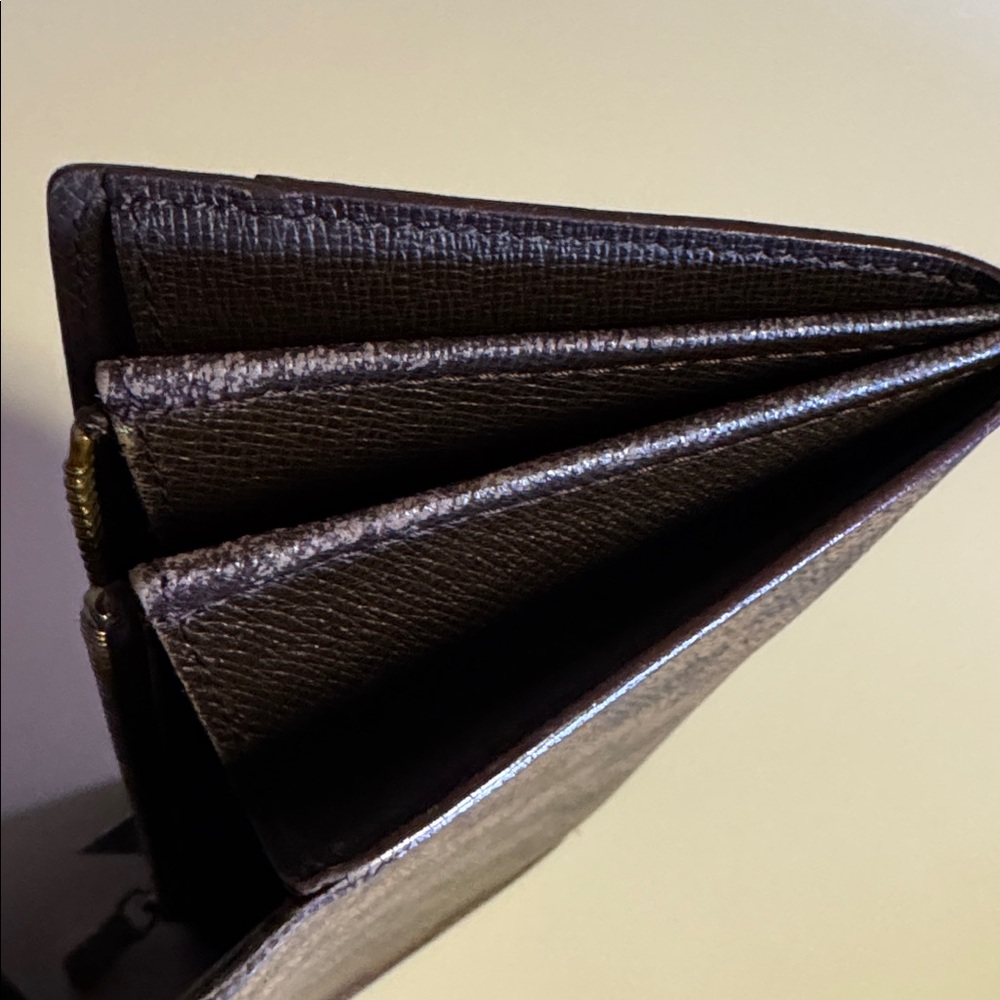 Vintage 1997 Louis Vuitton Sarah Wallet Damier Ebene - READ DESCRIPTION - Picture 12 of 15